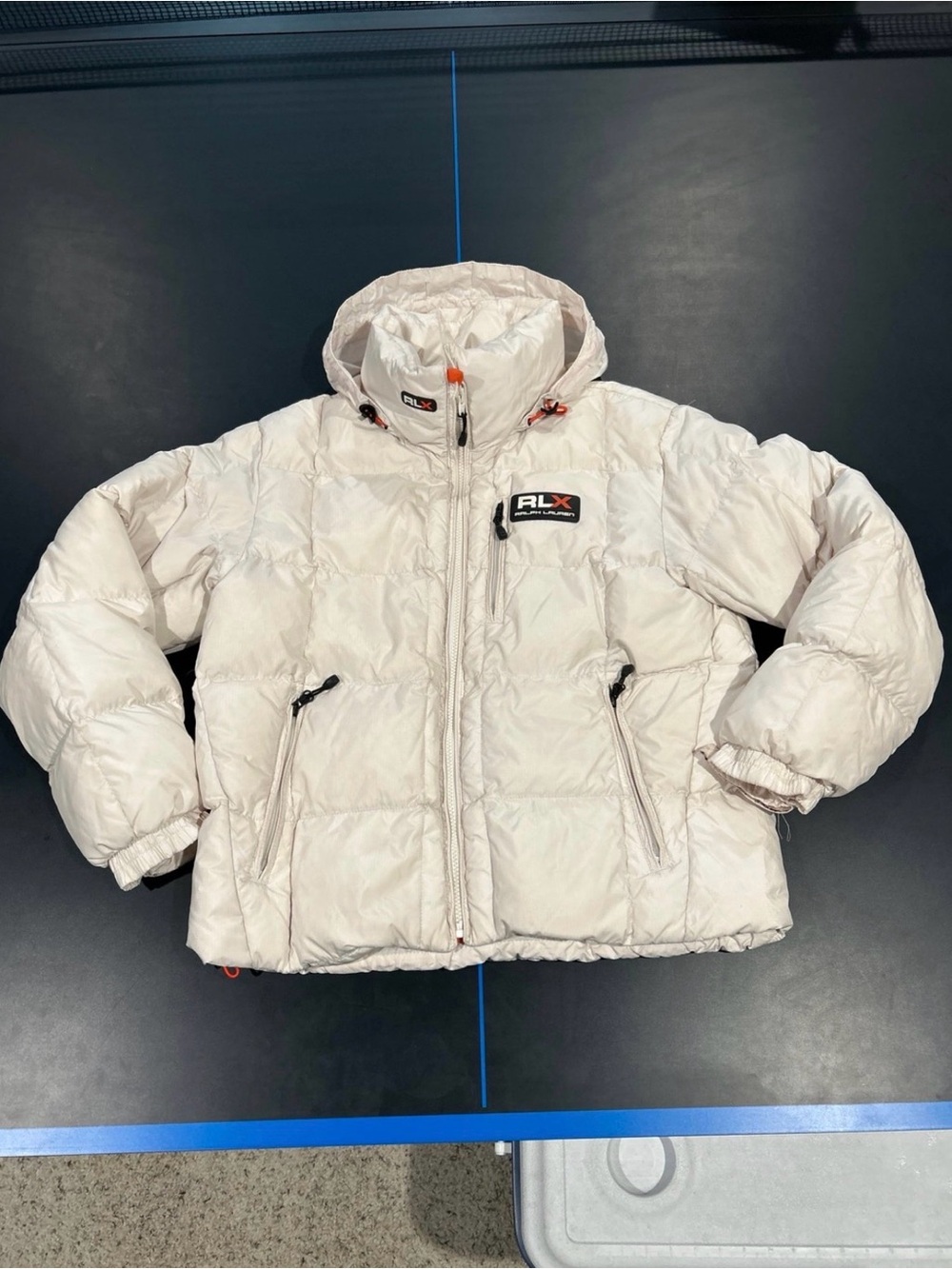 Women’s RLX Ralph Lauren White Zip Up Puffer Jacket Small/Medium/Large Down